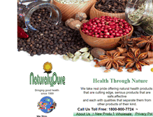 Tablet Screenshot of naturalypure.com